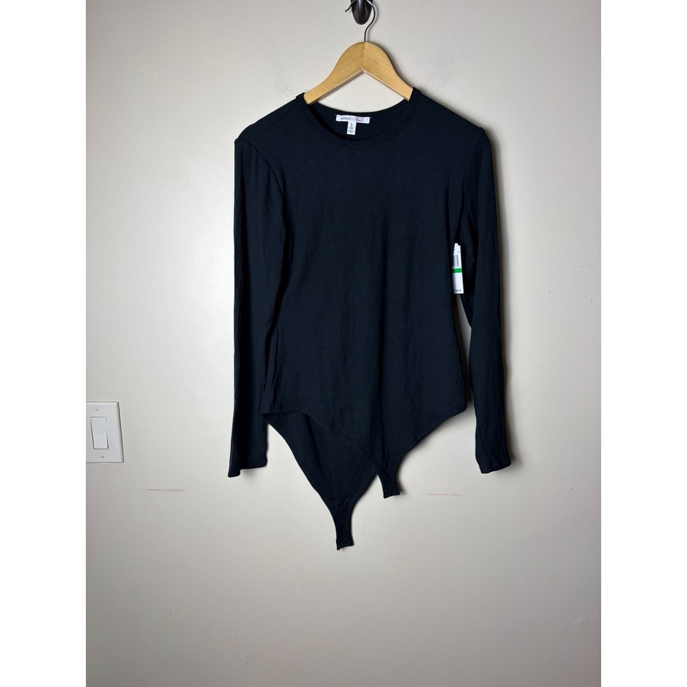 Edited x Hunter McGrady Black Long Sleeve Bodysuit L